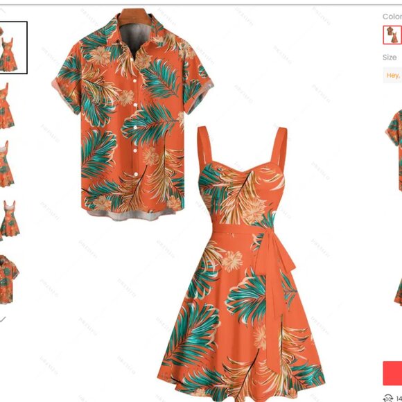 Couples Matching Vacation Outfits - Picture 1 of 4